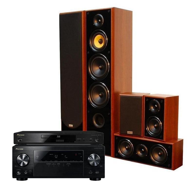 Zestaw kina Pioneer BDP-170K, VSX-830K, Taga Harmony TAV-606 v.3 (orzech)