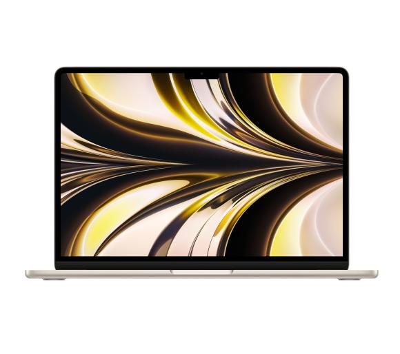 laptop Apple MacBook Air M2 13,6" Apple M2 - 16GB RAM - 256GB Dysk - macOS (księżycowa poświata)