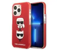 Karl Lagerfeld Karl&Choupette Head KLHCP13LTPE2TR do iPhone 13 Pro / 13