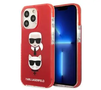 Etui Karl Lagerfeld Karl&Choupette Head KLHCP13LTPE2TR do iPhone 13 Pro / 13