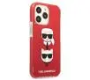 Etui Karl Lagerfeld Karl&Choupette Head KLHCP13LTPE2TR do iPhone 13 Pro / 13