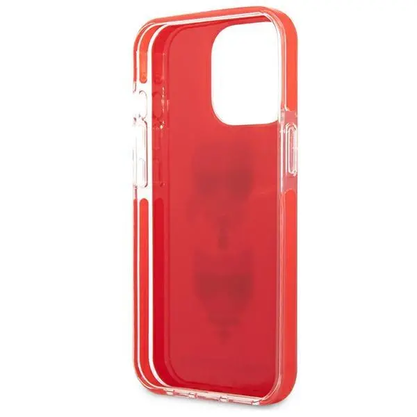 Etui Karl Lagerfeld Karl&Choupette Head KLHCP13LTPE2TR do iPhone 13 Pro / 13