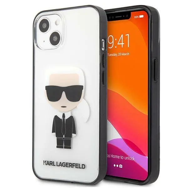 Etui Karl Lagerfeld Ikonik Karl KLHCP13SHIKCK do iPhone 13 mini