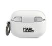Etui na słuchawki Karl Lagerfeld KLACAPSILCHWH Silicone Choupette AirPods Pro Cover (biały)