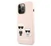 Etui Karl Lagerfeld Silicone Ikonik Karl & Choupette Magsafe KLHMP13XSSKCI do iPhone 13 Pro Max