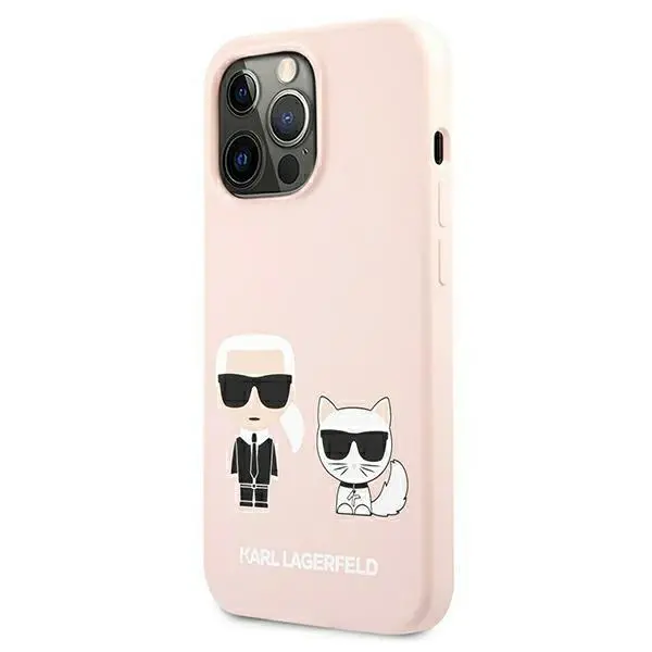 Etui Karl Lagerfeld Silicone Ikonik Karl & Choupette Magsafe KLHMP13XSSKCI do iPhone 13 Pro Max