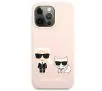 Etui Karl Lagerfeld Silicone Ikonik Karl & Choupette Magsafe KLHMP13XSSKCI do iPhone 13 Pro Max