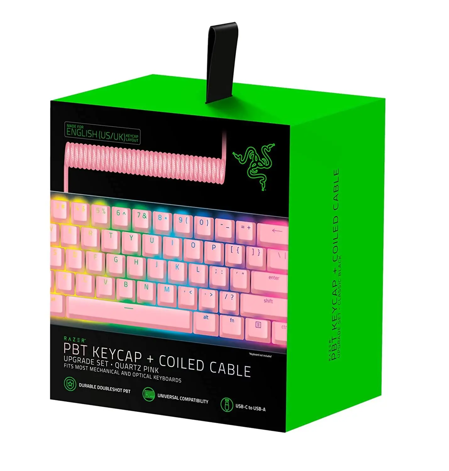 Klawisze Razer PBT Upgrade Set + Coiled Cable Keycaps