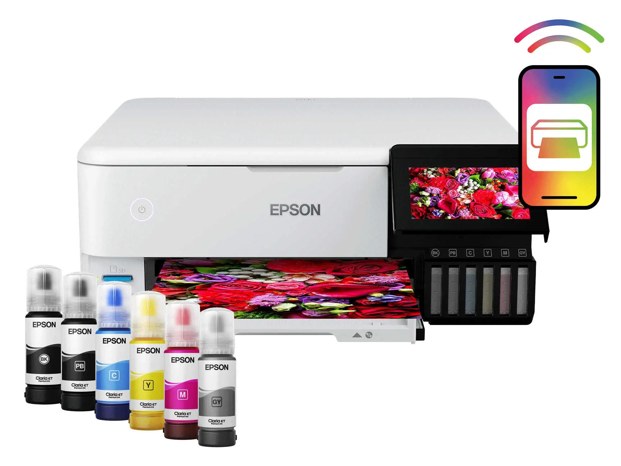 Urządzenie wielofunkcyjne Epson EcoTank L8160 WiFi Biały