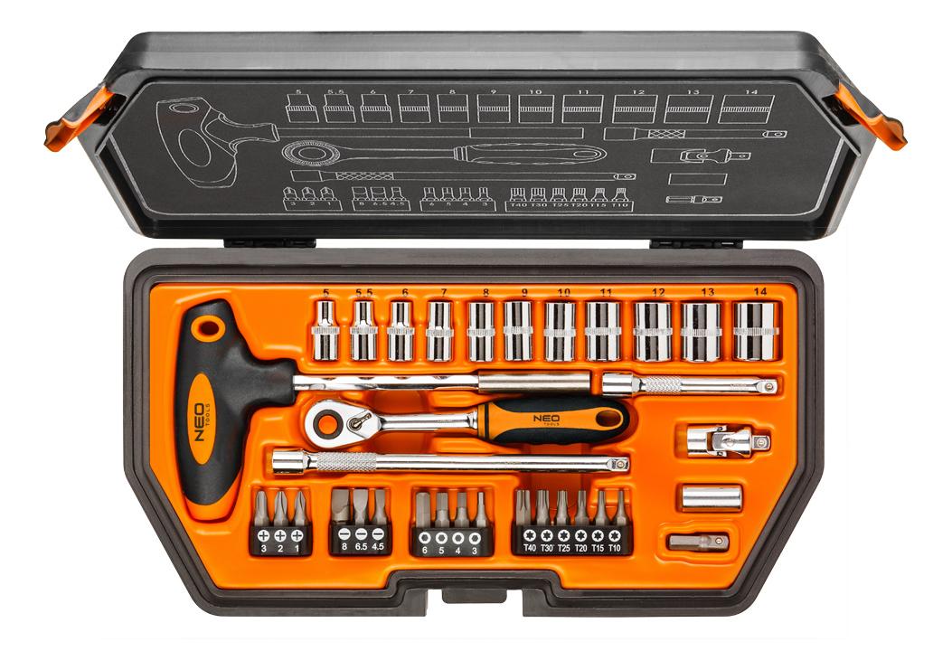 NEO Tools 08-601 1/4" 34 szt.