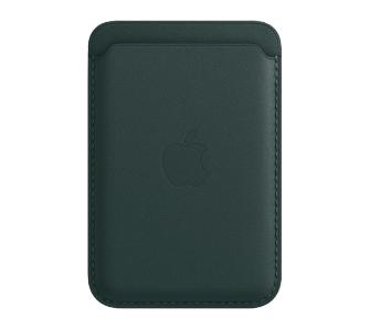 Etui Apple skórzany portfel z MagSafe do iPhone Leśna zieleń