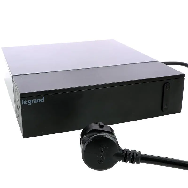 Przedłużacz Legrand 049430 8 gniazd 2m Czarny