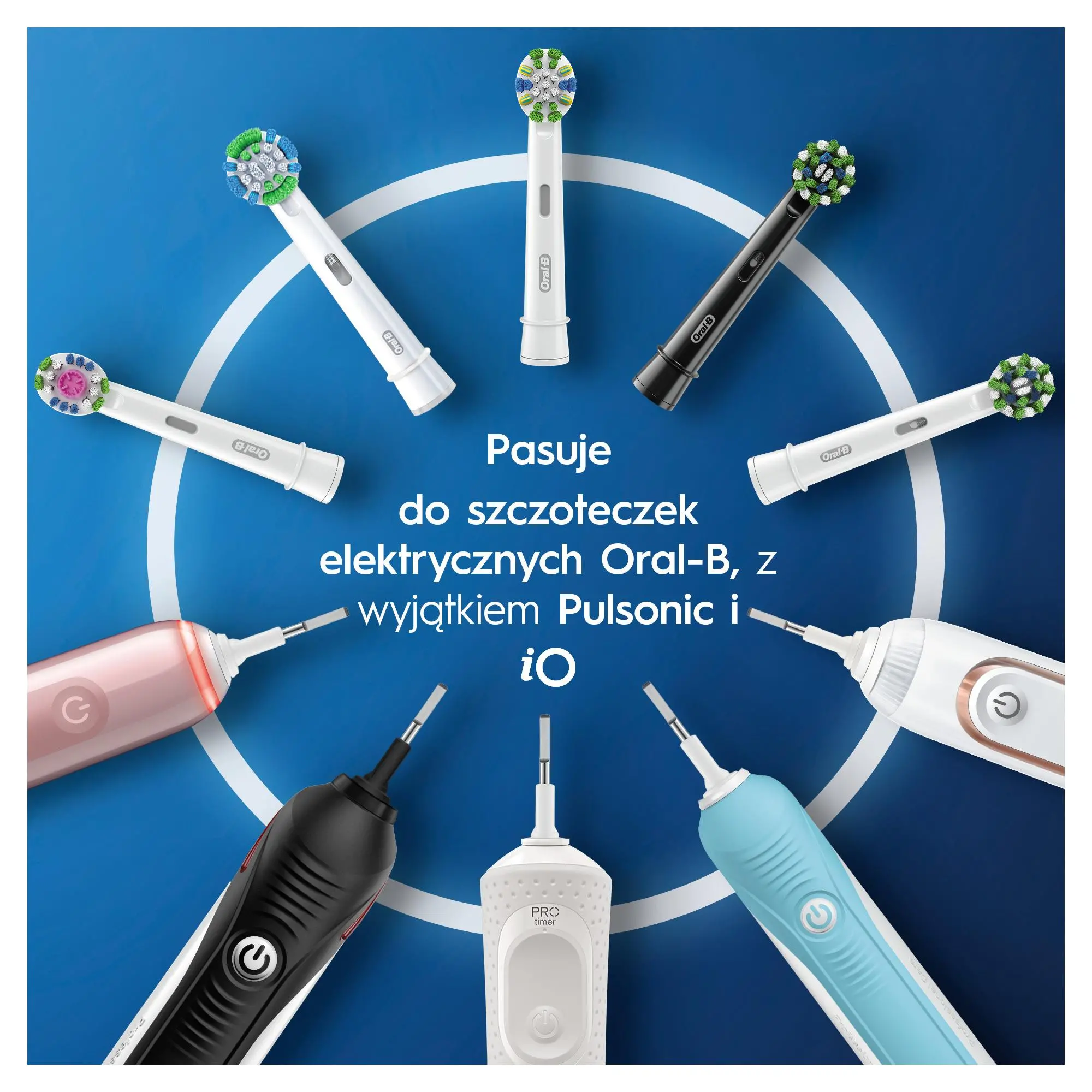 Końcówka do szczoteczki Oral-B Floss Action 4szt.