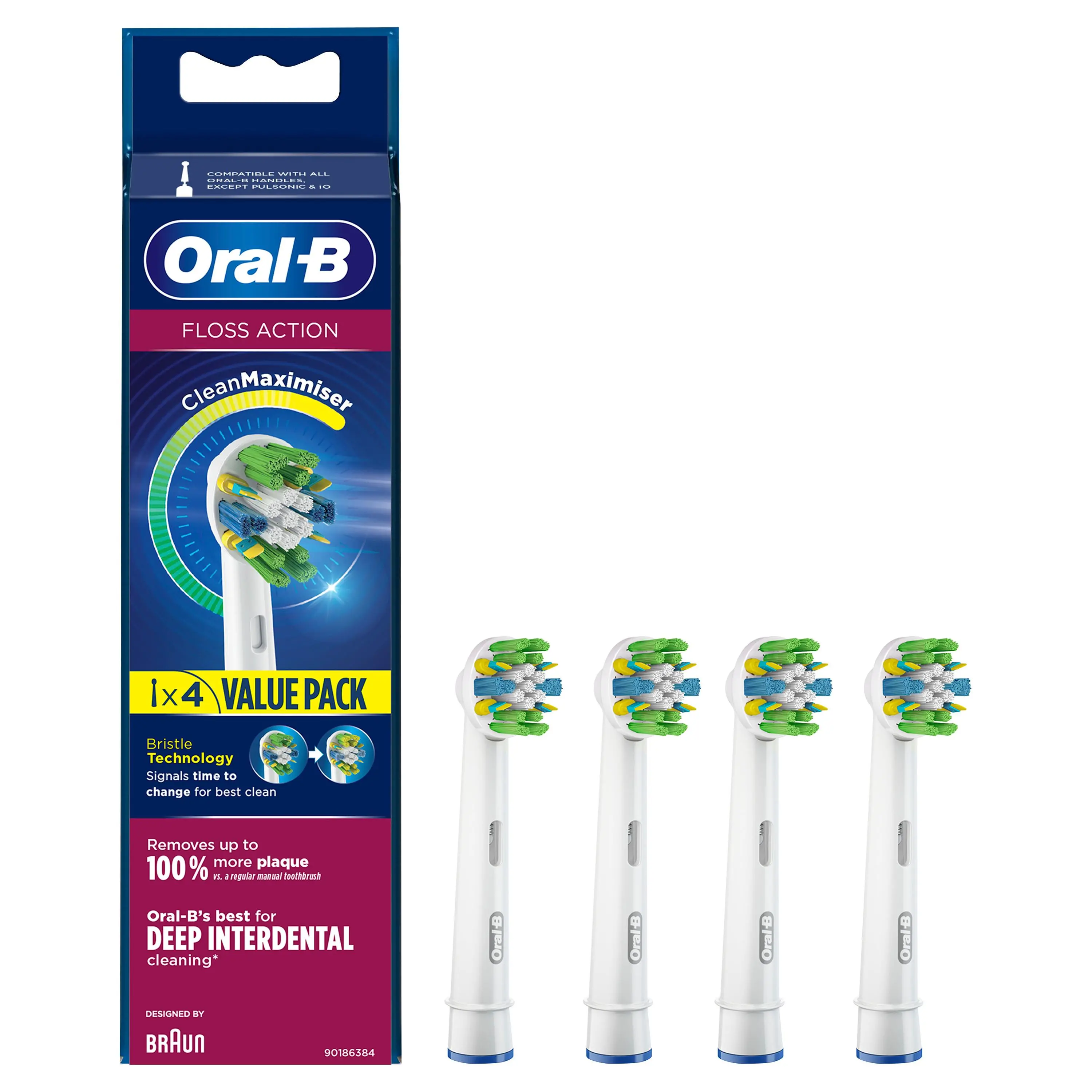 Końcówka do szczoteczki Oral-B Floss Action 4szt.