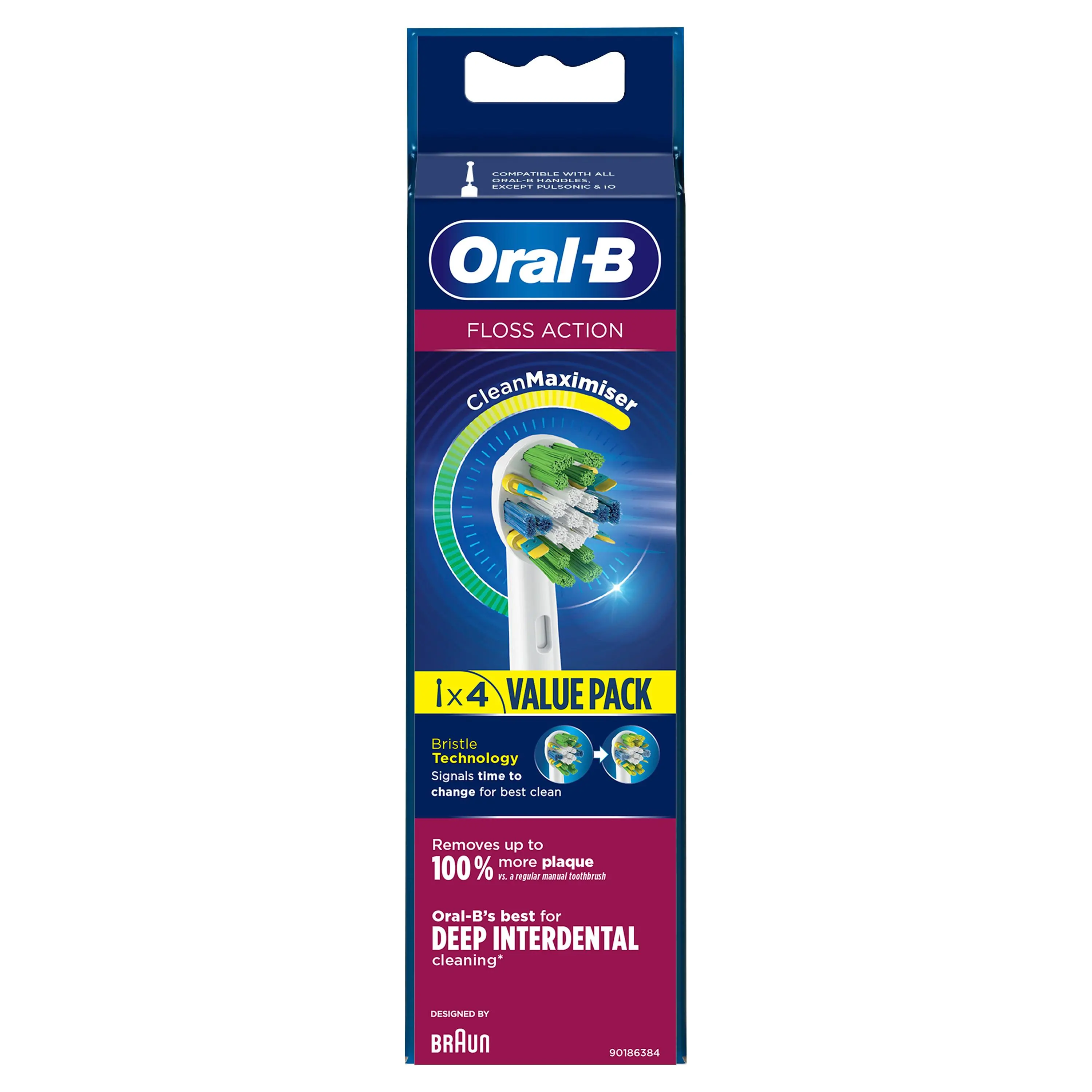 Końcówka do szczoteczki Oral-B Floss Action 4szt.