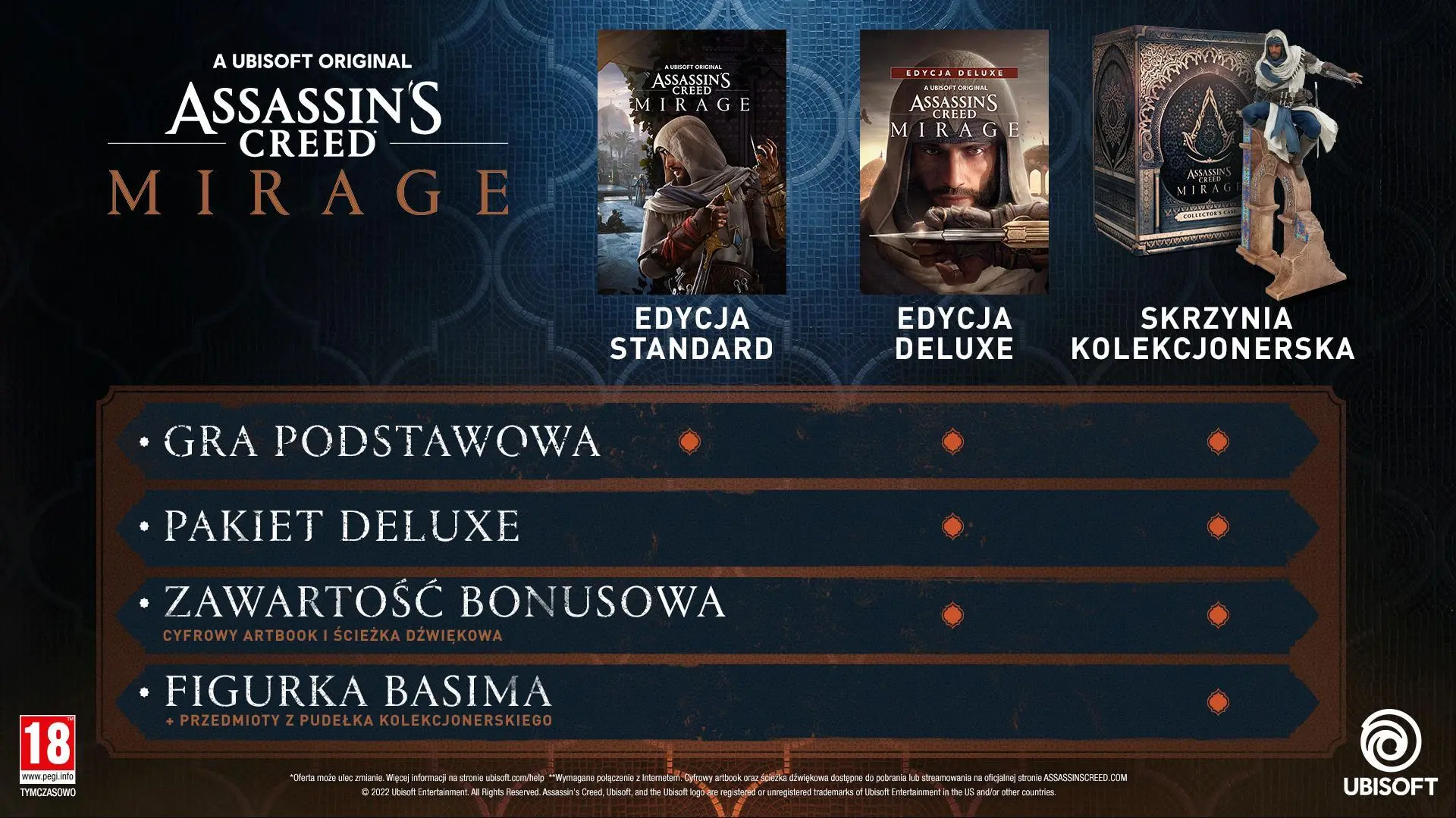 Assassin’s Creed Mirage Gra na PS4 (Kompatybilna z PS5)