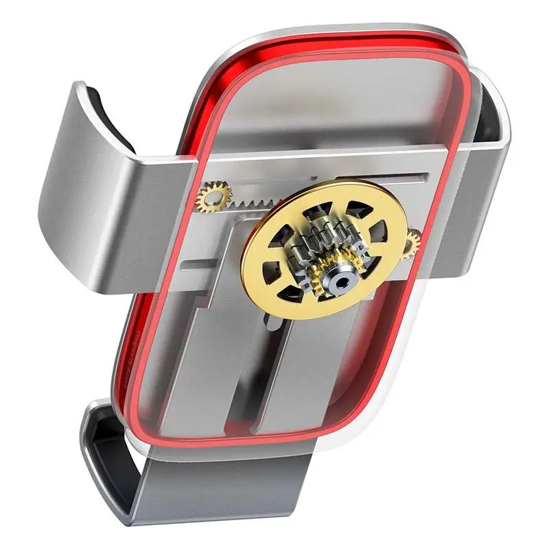 Uchwyt na telefon Baseus Metal Age II Srebrny