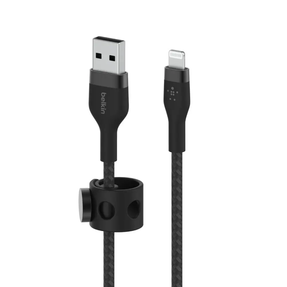 Kabel Belkin CAA010BT3MBK BoostCharge PRO Flex USB-A do Lightning 3m Czarny