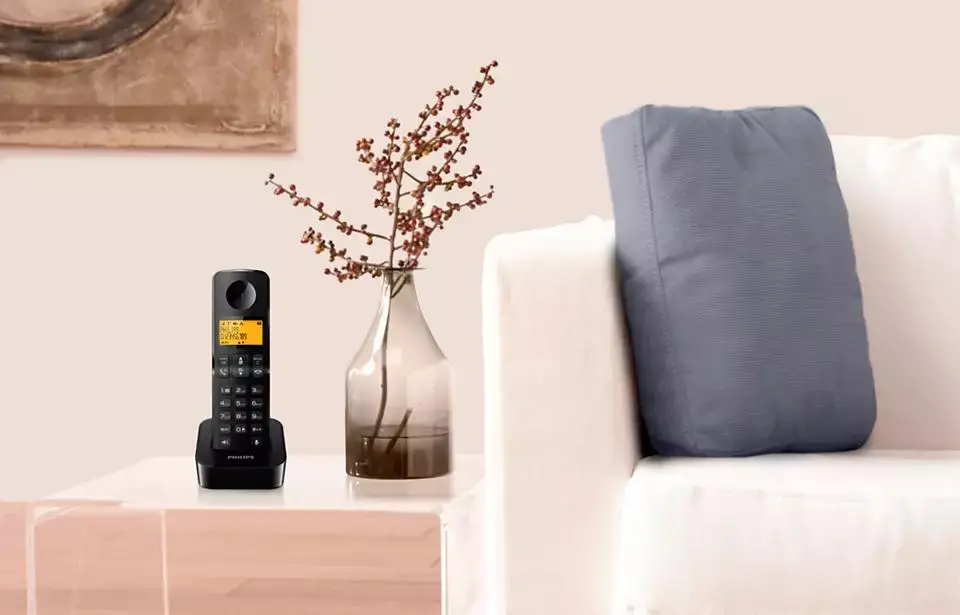 Telefon Philips D2601B/53 Czarny
