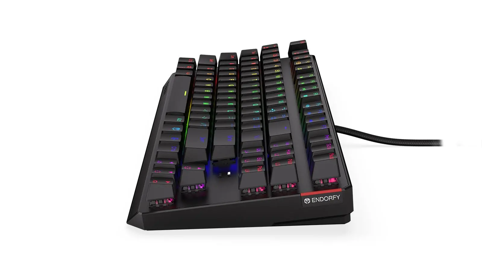 Klawiatura mechaniczna Endorfy Thock TKL Red Kailh Red RGB Czarny