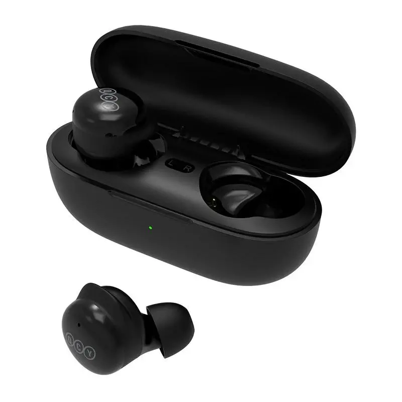 Słuchawki bezprzewodowe QCY T17SE Dokanałowe Bluetooth 5.1 Czarny