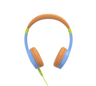 Słuchawki przewodowe Hama Kids Guard Nauszne Mikrofon Niebiesko-pomarańczowy