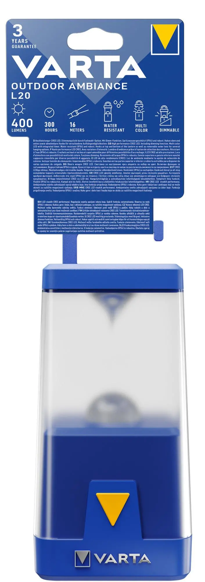 Lampa VARTA Outdoor Ambiance Lantern L20