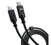 Kabel USB 3mk Hyper Cable - USB-C to C 4k60Hz 1m 100W Czarny