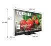 Telewizor Toshiba 65QA7D63DG 65" QLED Android TV Dolby Vision Dolby Atmos DTS-X 60Hz DVB-T2