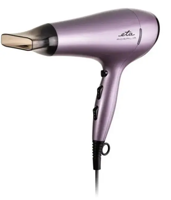 Suszarka do włosów ETA Rosalia 431990000 Jonizacja Dyfuzor Zimny nawiew 2200W 2 prędkości 3 temperatury