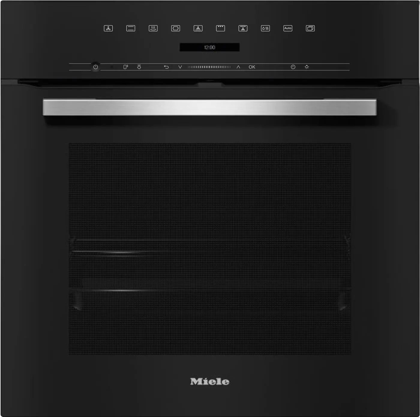 Piekarnik elektryczny parowy Miele BlackLine DGC 7151 Termoobieg Zdalne sterowanie Czarno-srebrny