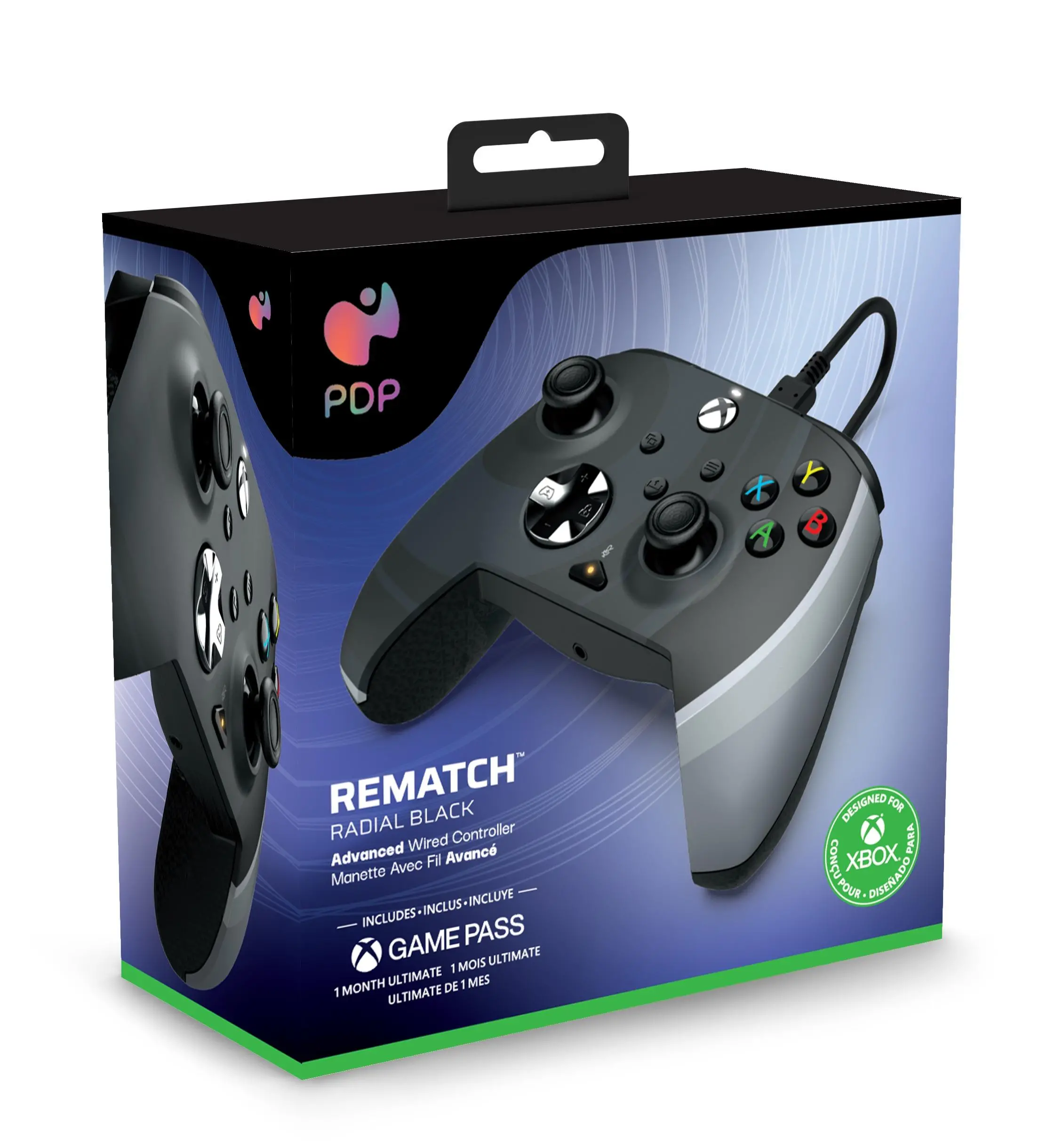Pad PDP Rematch Radial Black do Xbox, PC Przewodowy