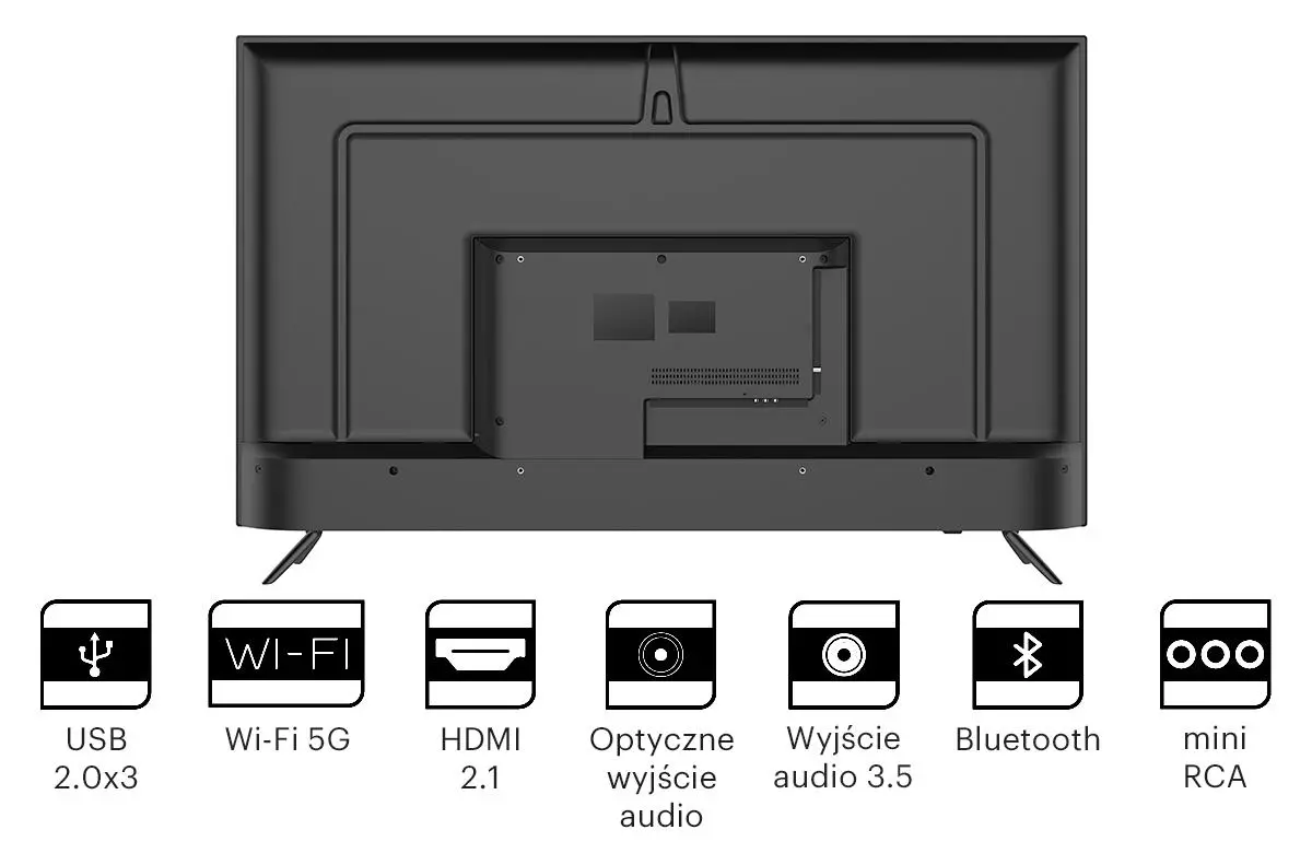 Telewizor KIVI 50U740NB 50" LED 4K Android TV HDMI 2.1 DVB-T2