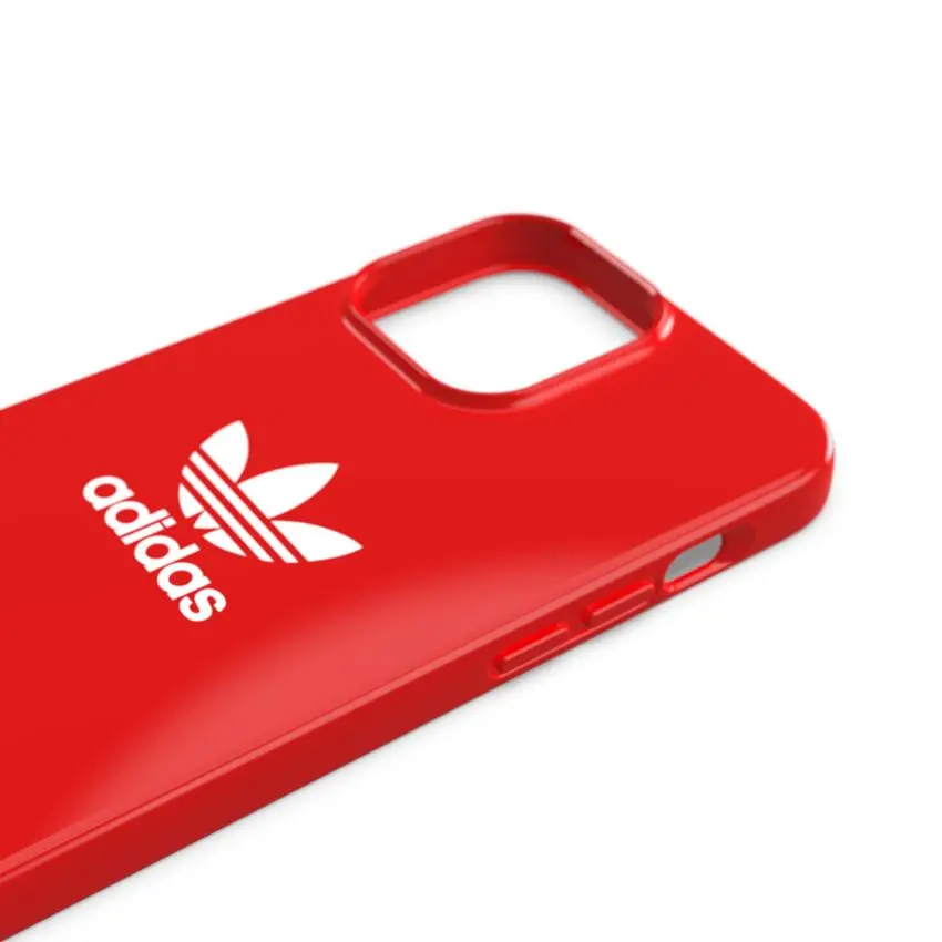 Etui Adidas Snap Case Trefoil błyszcące do iPhone 13 Pro Max Czerwony