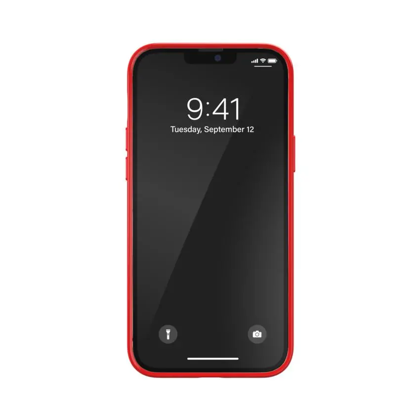 Etui Adidas Snap Case Trefoil błyszcące do iPhone 13 Pro Max Czerwony