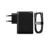 Ładowarka sieciowa Baseus GaN5 Pro USB-C + USB 100W + kabel Czarny