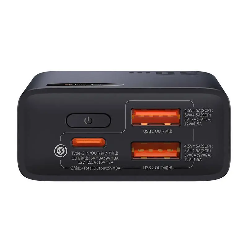 Powerbank Baseus PPAD040101 Adaman2 10000mAh 30W Czarny