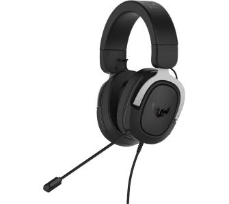 Słuchawki przewodowe z mikrofonem ASUS TUF Gaming H3 Nauszne Czarno-srebrny