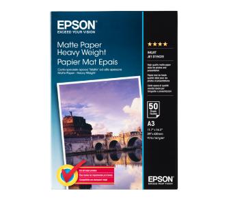 Papier fotograficzny Epson C13S041261 Matte Heavy Weight A3 50 Arkuszy