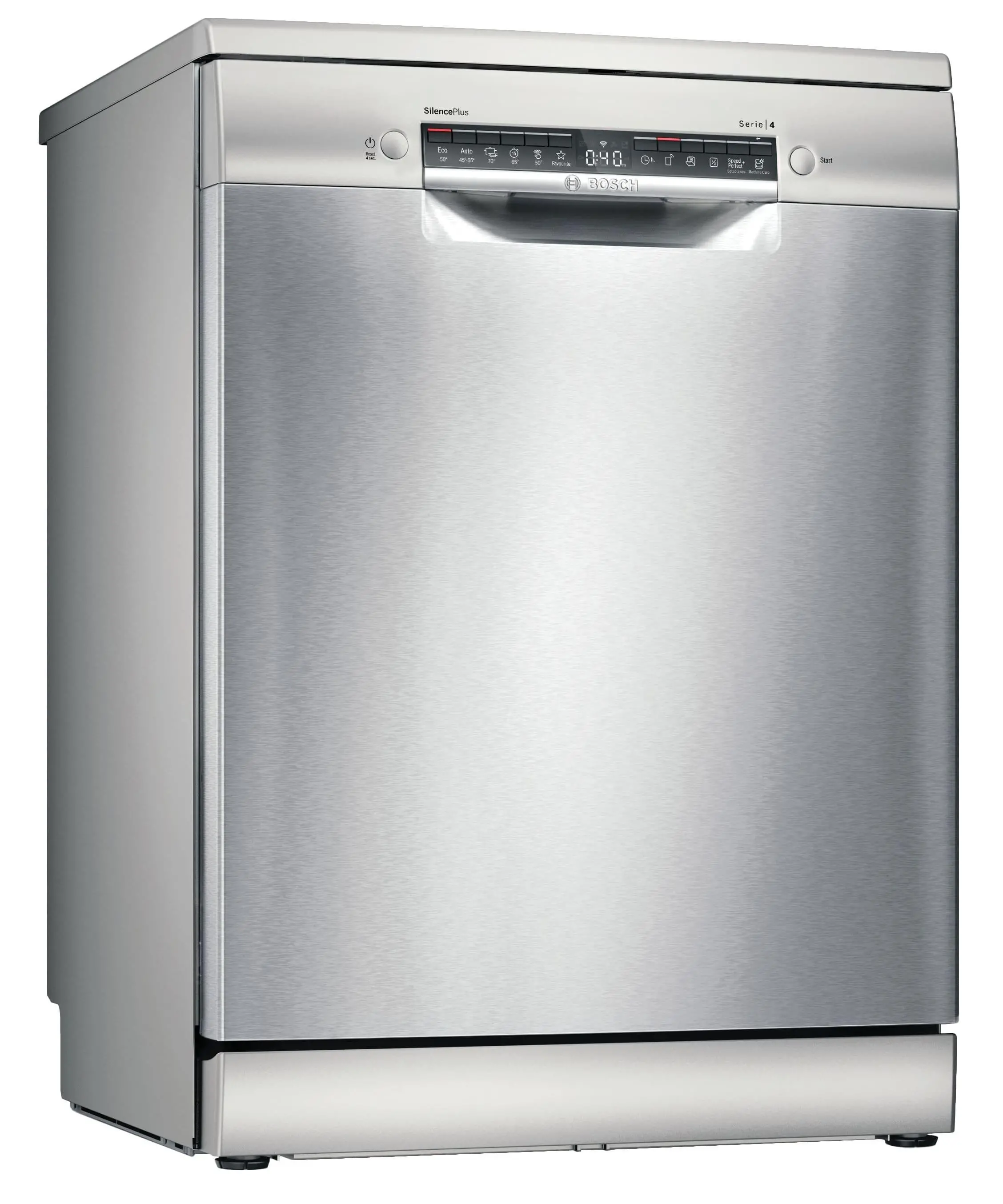 Zmywarka Bosch Serie 4 SMS4EMI02E 60cm Automatyczne otwieranie drzwi Szuflada na sztućce Zdalne sterowanie