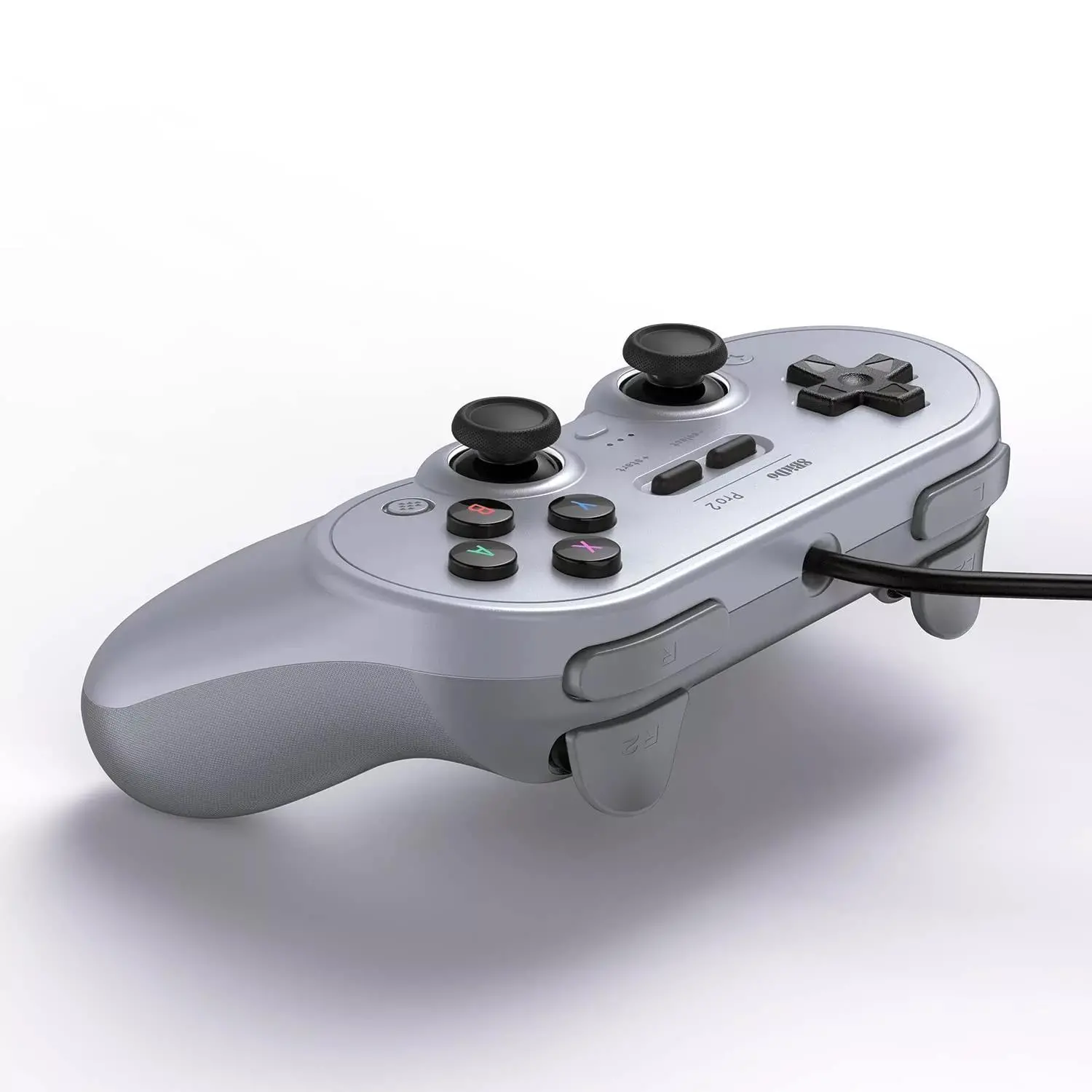 Pad 8BitDo Pro 2 do Nintendo Switch, PC Przewodowy Szary