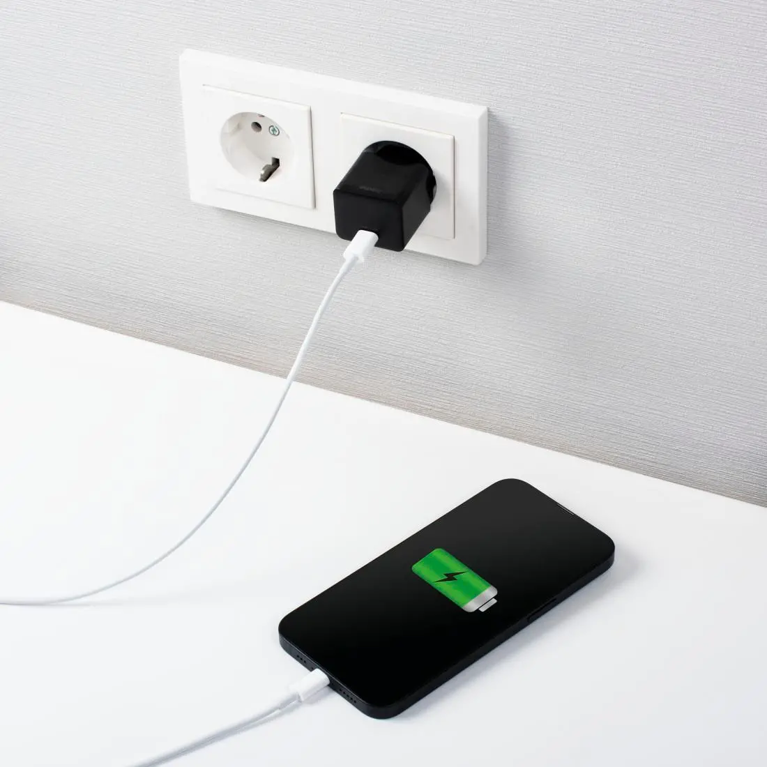 Ładowarka sieciowa Hama MINI Power Delivery Qualcomm 20W Czarny