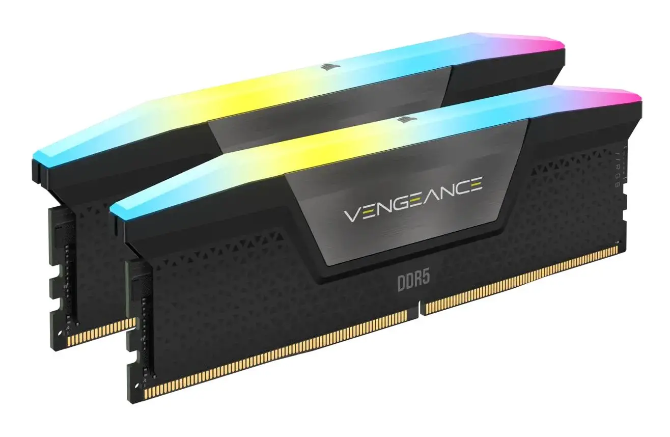 Pamięć RAM Corsair Vengeance RGB DDR5 5600 C36 32GB (2 x 16GB) Czarny
