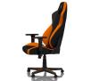Fotel Nitro Concepts S300 Horizon Orange Gamingowy  do 135kg Tkanina Czarno-pomarańczowy