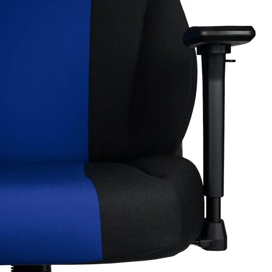Fotel Nitro Concepts E250 Galactic Blue Biurowy do 120kg Tkanina Czarno-niebieski