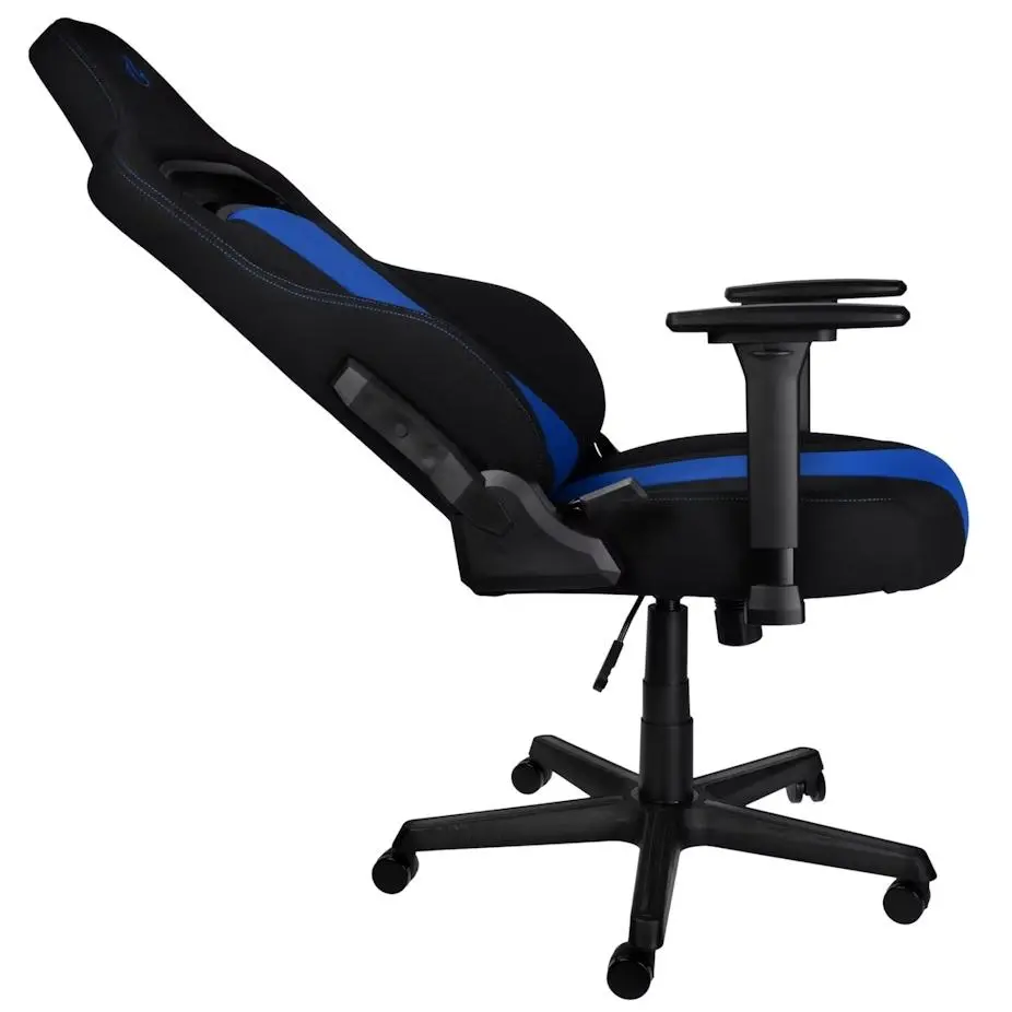 Fotel Nitro Concepts E250 Galactic Blue Biurowy do 120kg Tkanina Czarno-niebieski