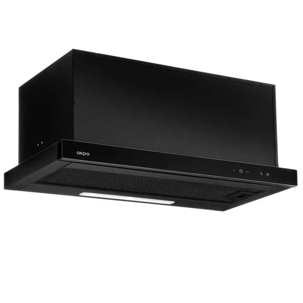 Okap Akpo WK-7 Light Glass Touch 50 Czarny matowy