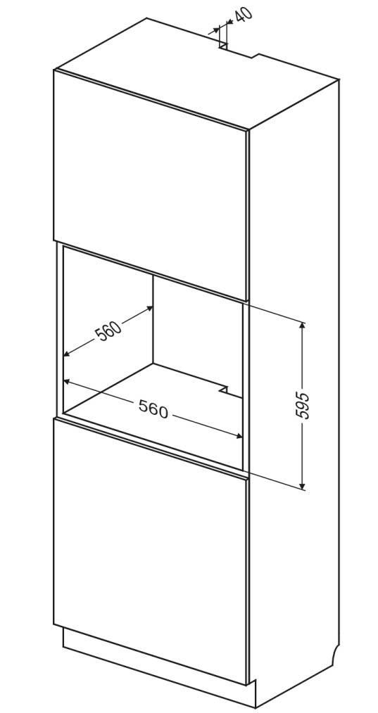 Piekarnik elektryczny Amica EB7551B Fusion - termoobieg - prowadnice teleskopowe