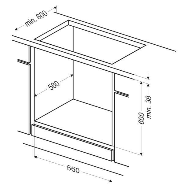 Piekarnik elektryczny Amica EB7551B Fusion - termoobieg - prowadnice teleskopowe
