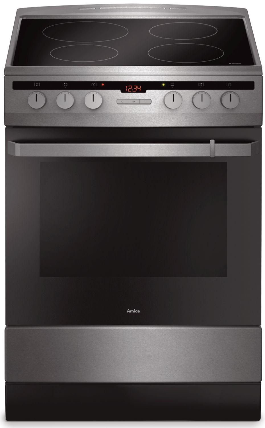 Kuchnia indukcyjna Amica 618IES3.474HTaKDpQ(Xx) - termoobieg - rożen